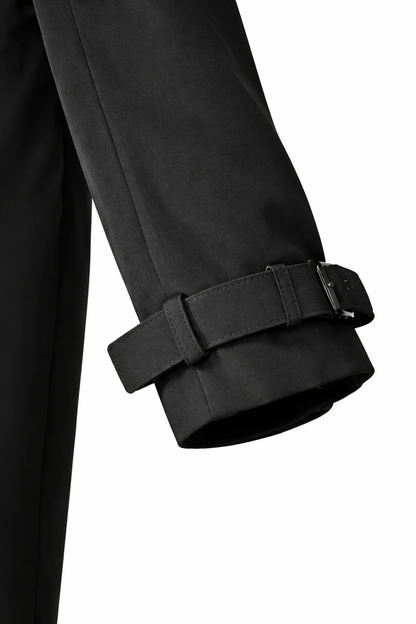 Aveline Tailored Trenchcoat Dames – Luxe Lange Trench met Ceintuur