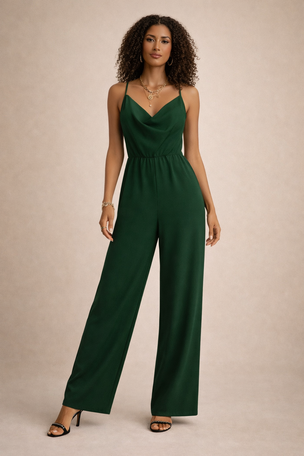 Blythe Elegante Wide Leg Jumpsuit Dames