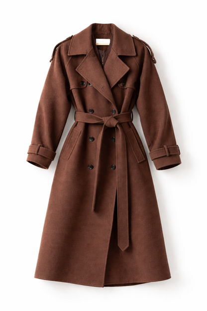 Diana Dames Trenchcoat | Luxe Wolmix, Oversized