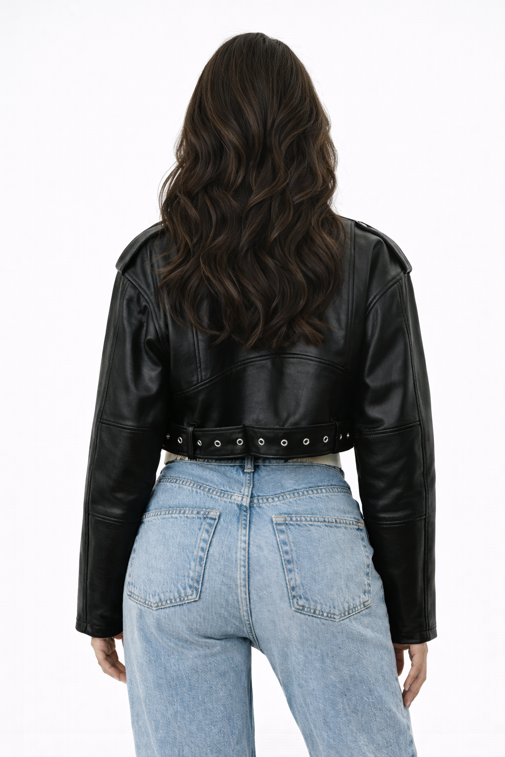 Montreal Cropped Biker Jacket
