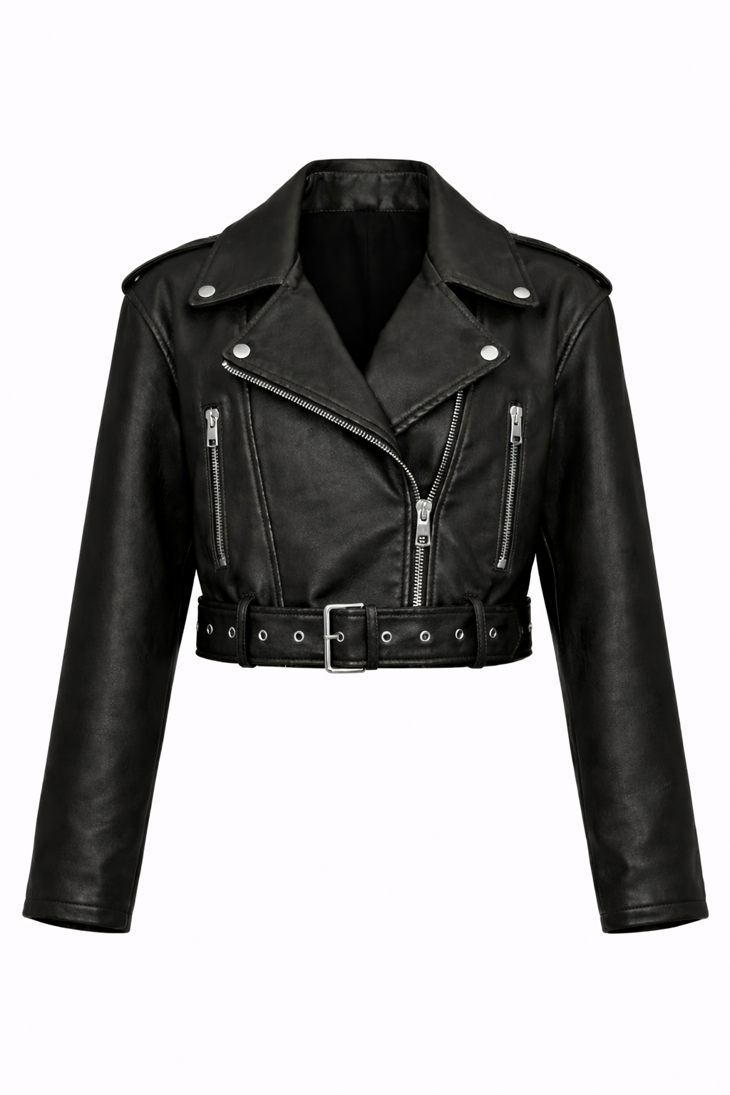 Montreal Cropped Biker Jacket
