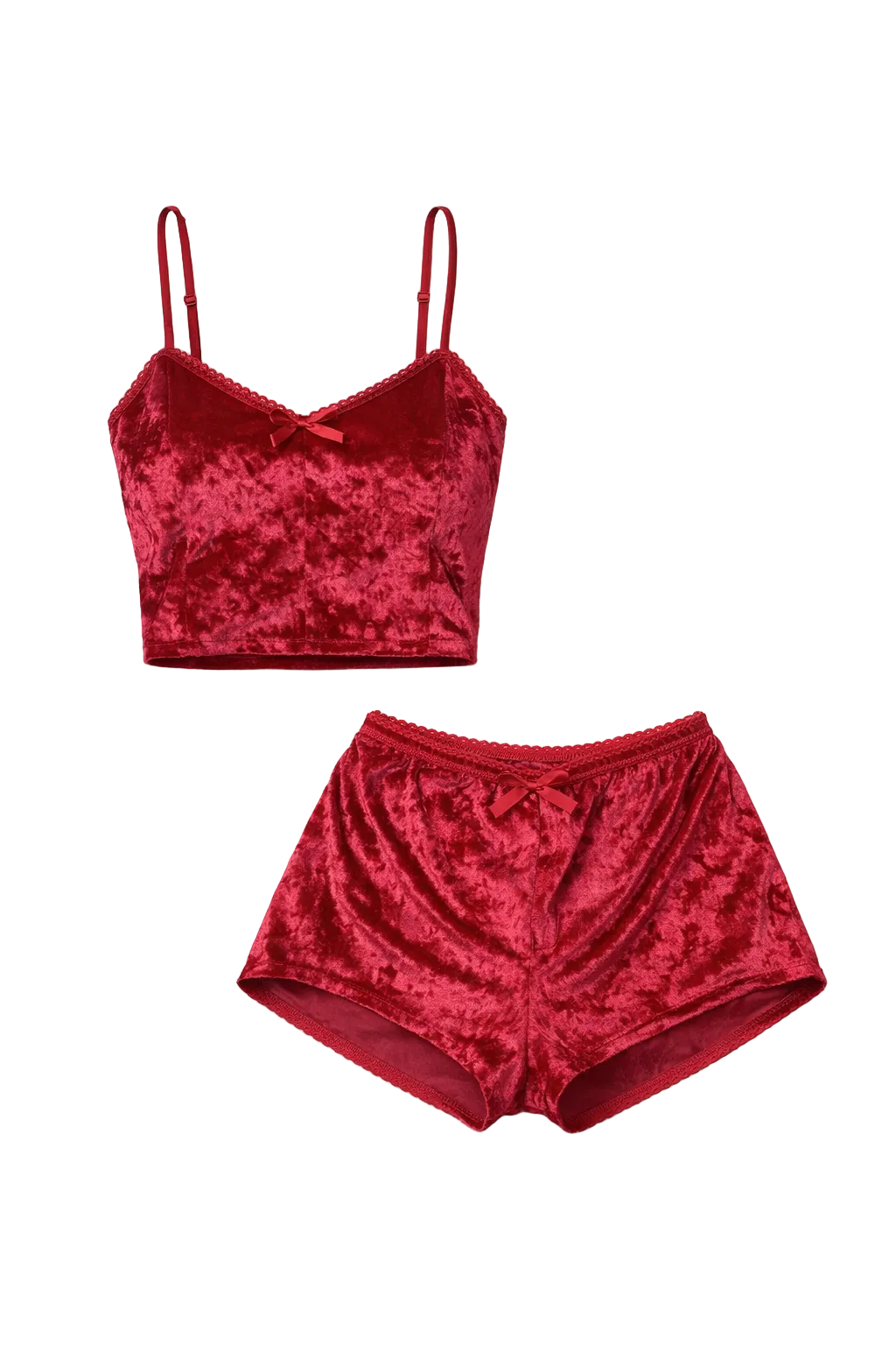 Veloura Velvet Lingerie Set