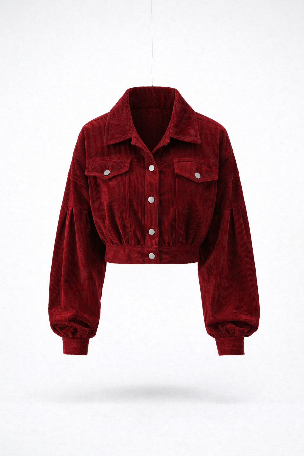 Maison Virelle Cropped Corduroy Jacket