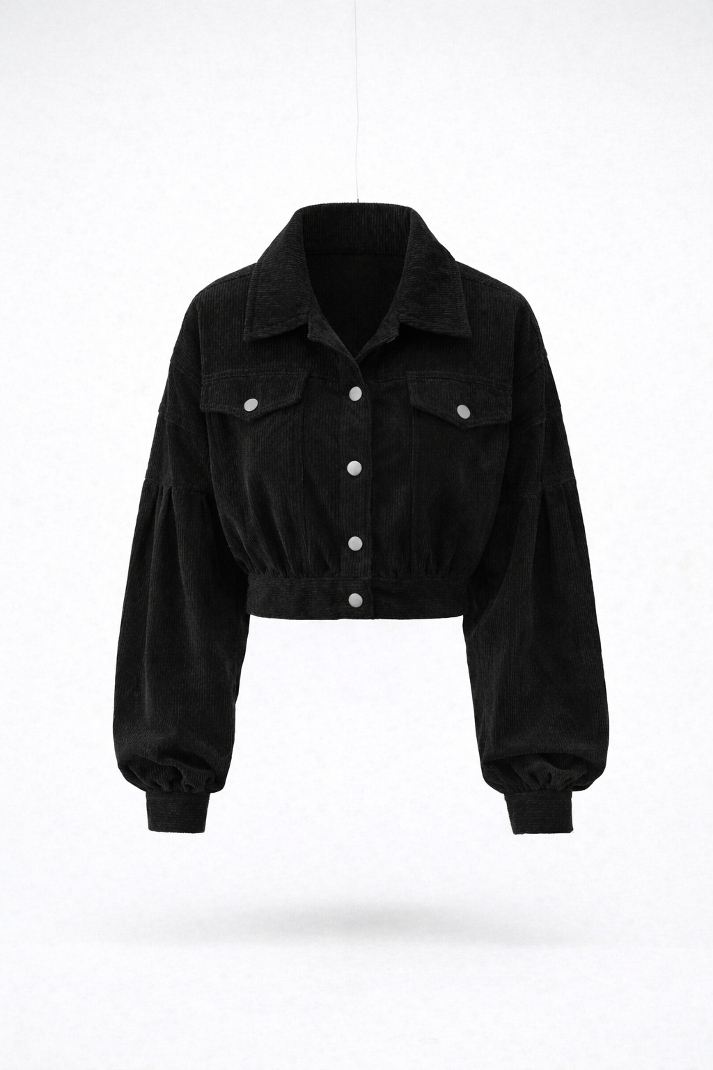 Maison Virelle Cropped Corduroy Jacket