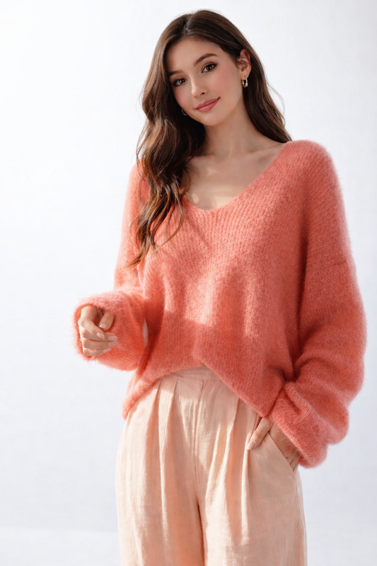 Cindy Cozy Knit Sweater Dames
