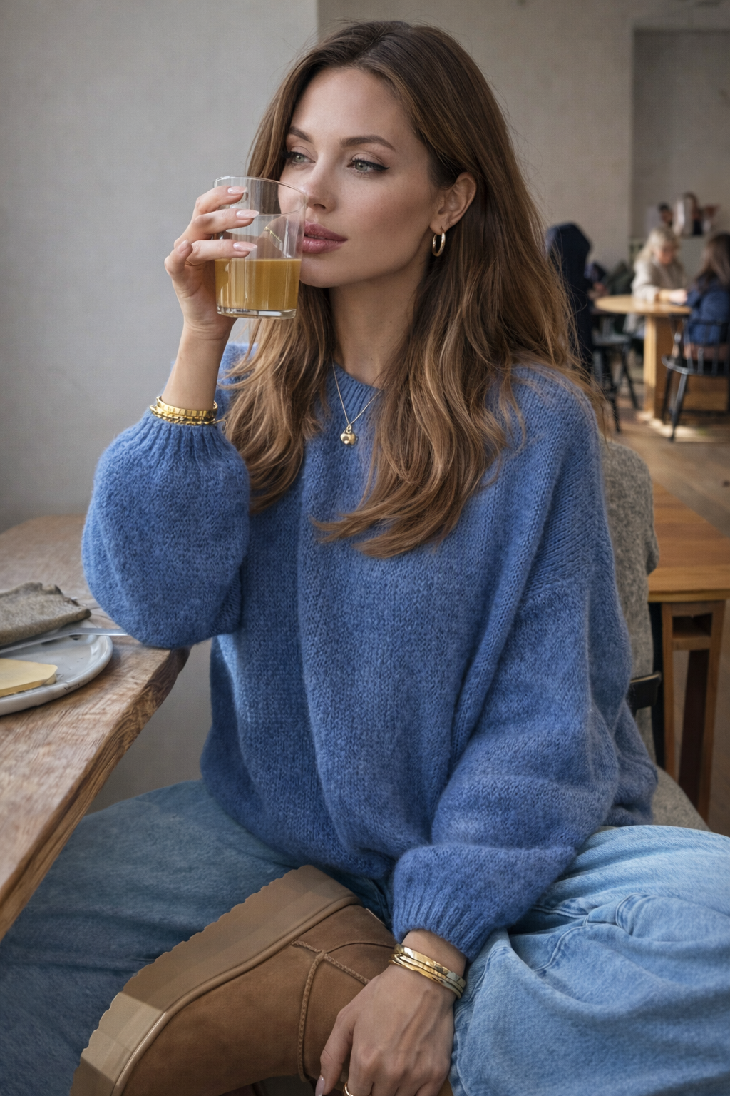 Carmen Casual Crew-neck Trui