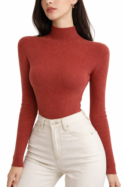 Premium Luxe Fijngebreide Col Sweater