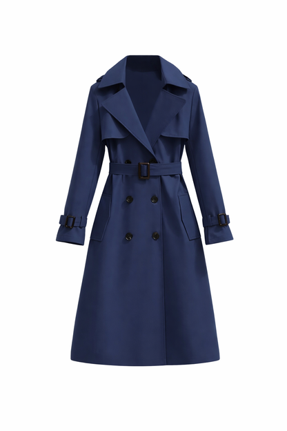Elegante Dames Trenchcoat Middellang
