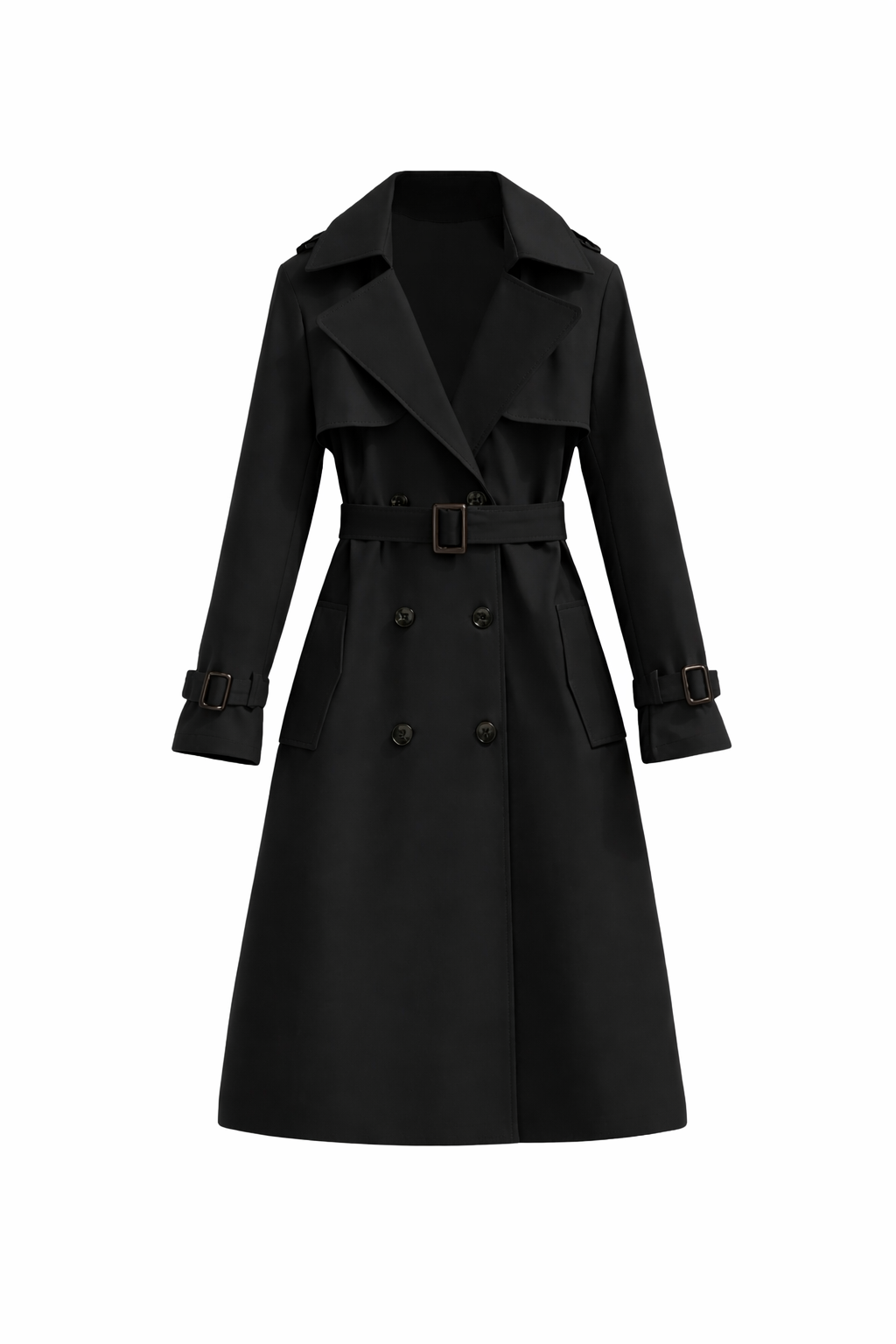 Elegante Dames Trenchcoat Middellang