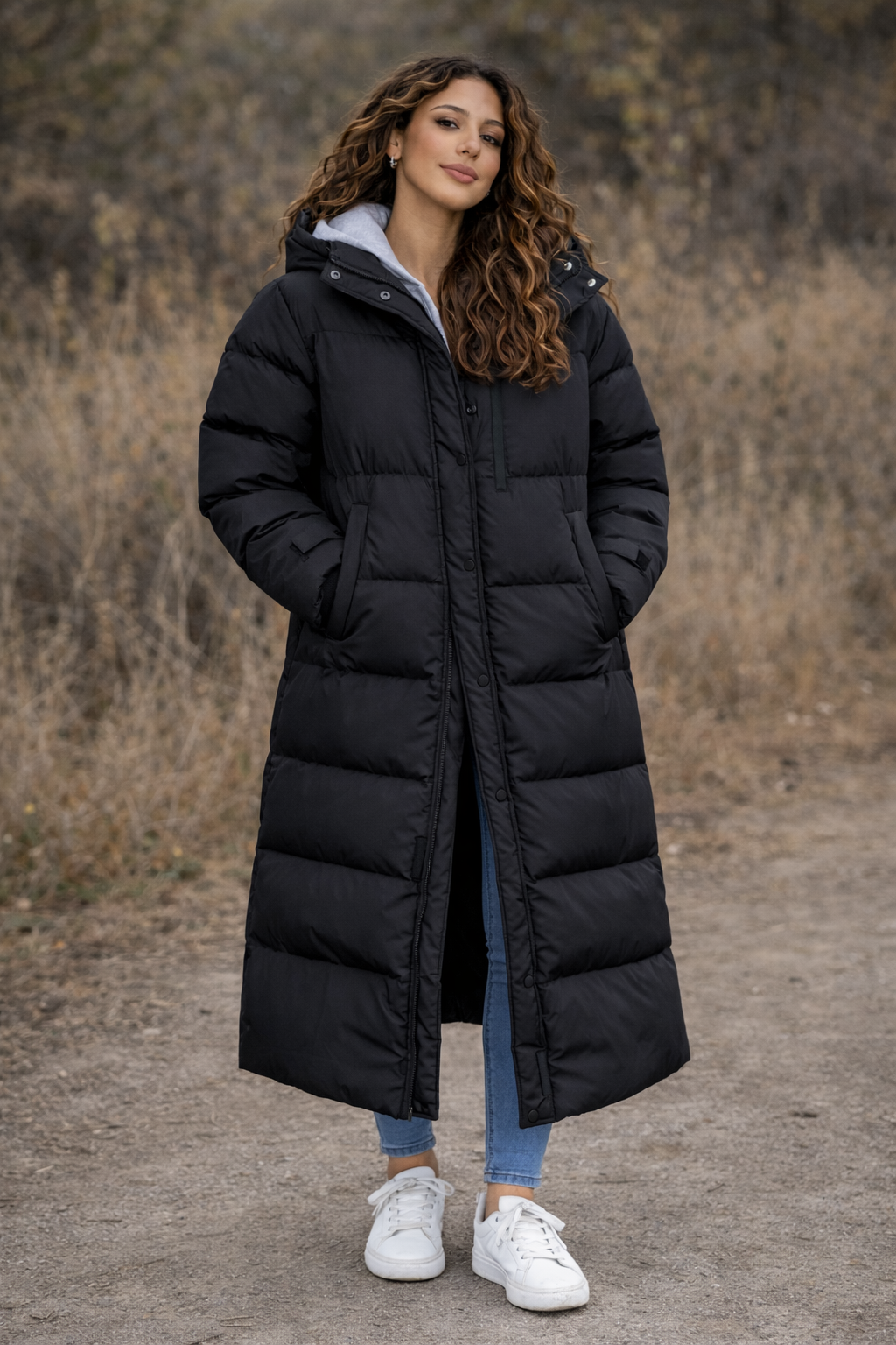 Diva Donsjas Dames | Lange, Winddicht, Hoge Kraag, Ideaal voor Winter