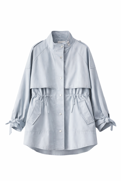 Sloane Utility Jacket – Lichtgroen & Lichtblauw