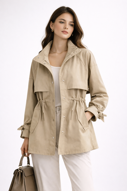 Sloane Utility Jacket – Lichtgroen & Lichtblauw