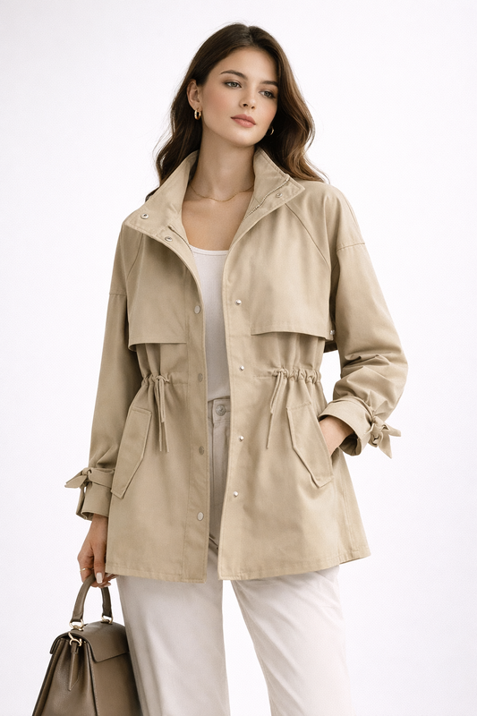 Sloane Utility Jacket – Lichtgroen & Lichtblauw