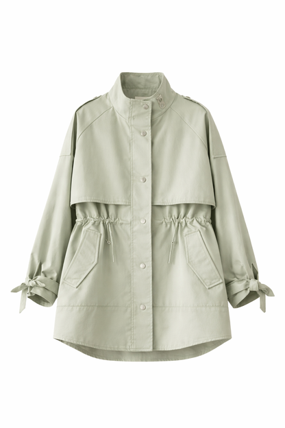 Sloane Utility Jacket – Lichtgroen & Lichtblauw