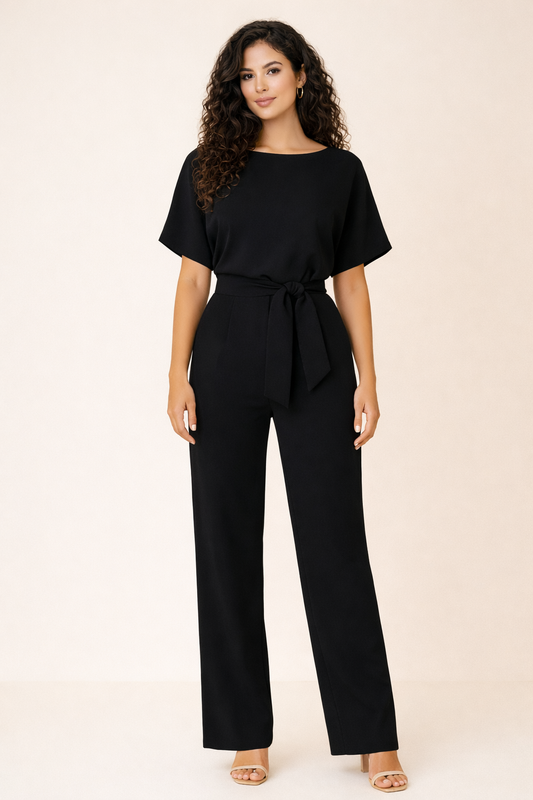 Sélina Elegante Dames Jumpsuit met Tailleband