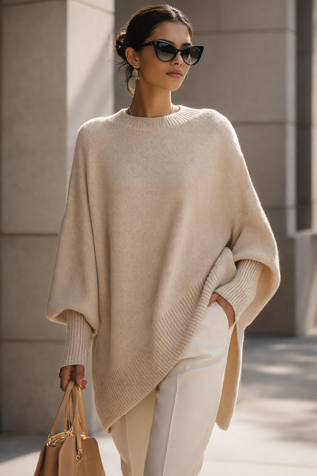 Celine Oversized Sweater Dames Casual Elegance