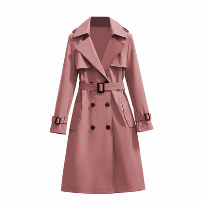 Elegante Dames Trenchcoat Middellang