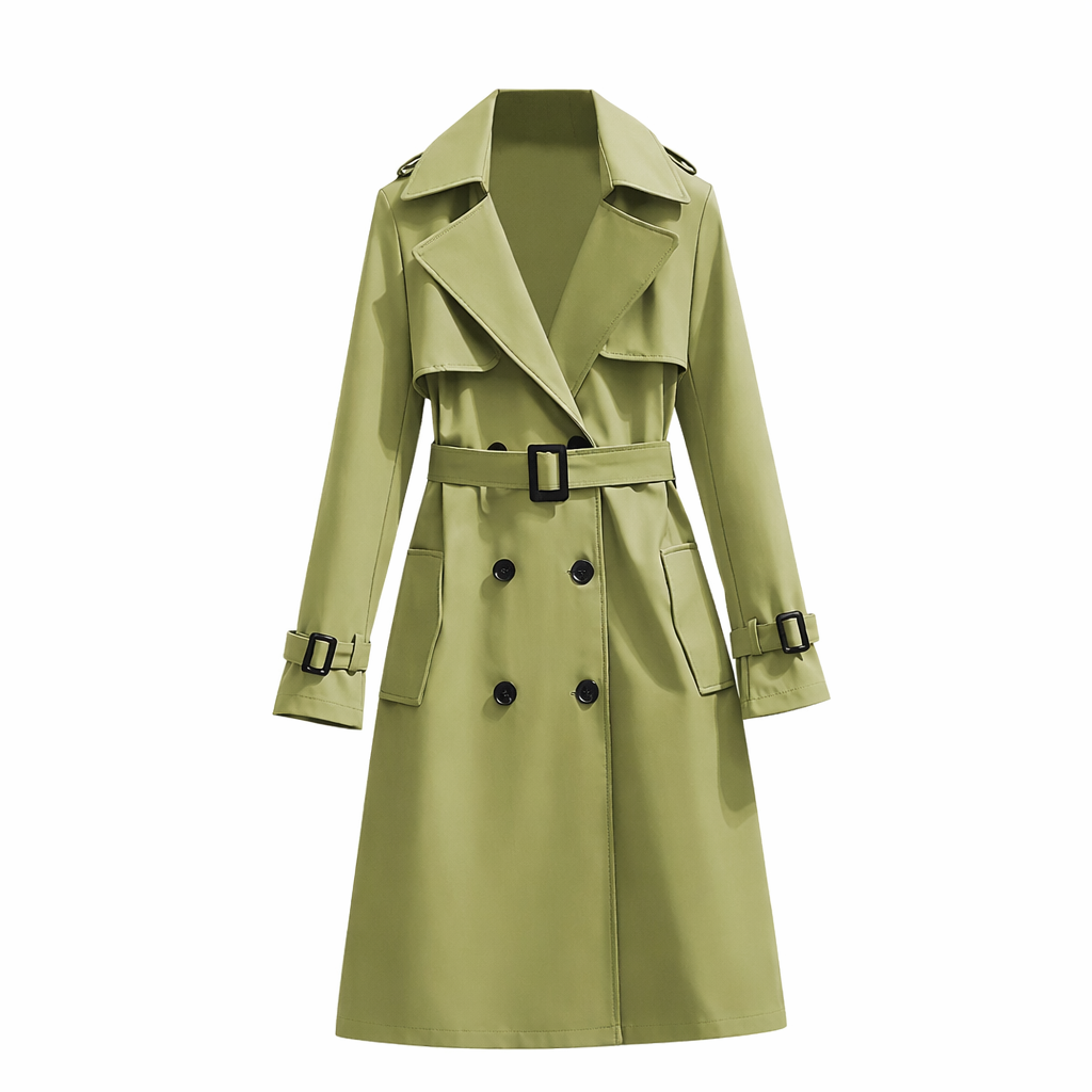 Elegante Dames Trenchcoat Middellang
