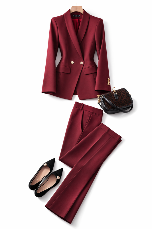 Brielle Elegante Blazer Set Dames Luxe Tailored