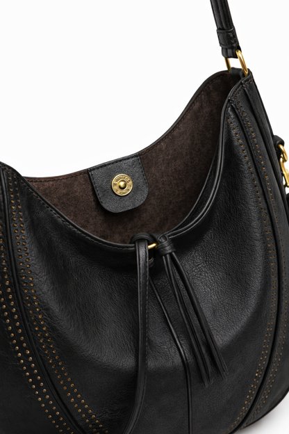 Arianna Dames Schoudertas | Zwart PU-Leer, Ruim en Stijlvol