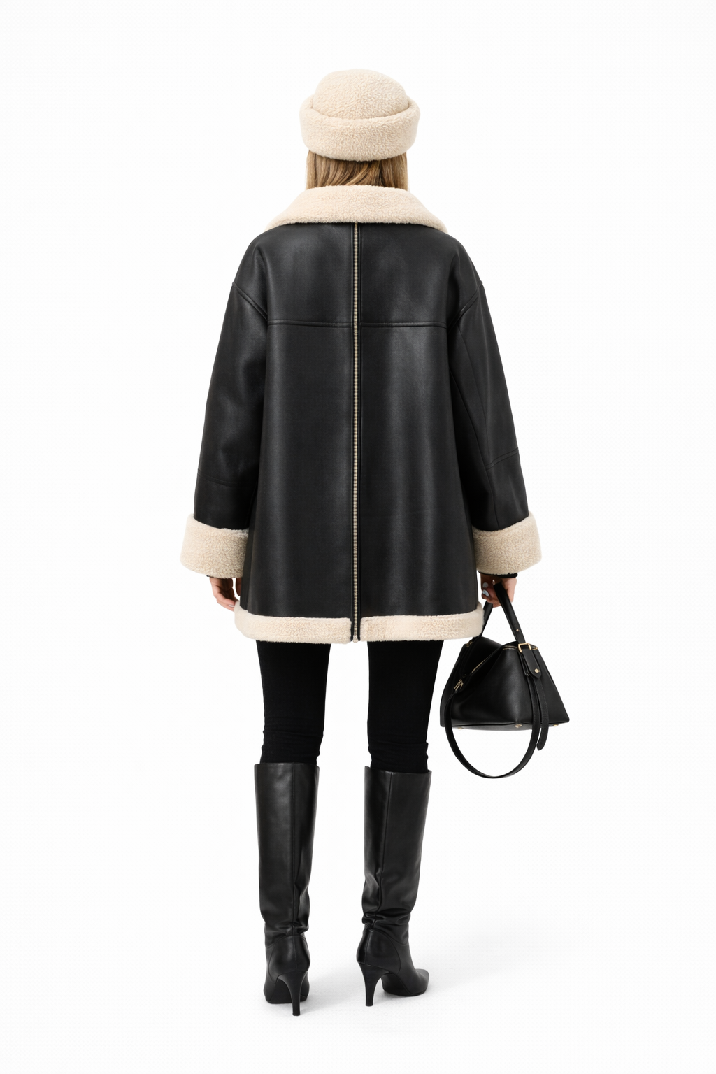 Nora Dames Winterjas | Gewatteerd met Teddy Fleece Voering