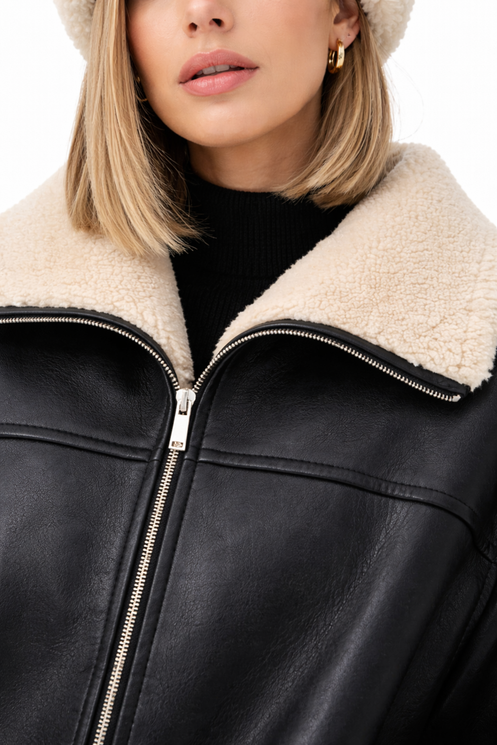 Nora Dames Winterjas | Gewatteerd met Teddy Fleece Voering