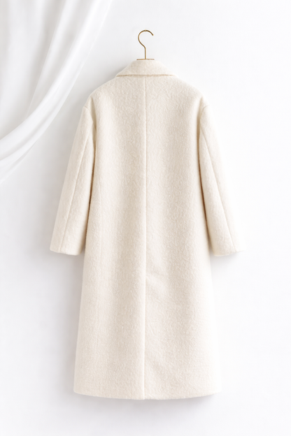 Cherry Bouclé Coat Spring Atelier Model Dames Jas
