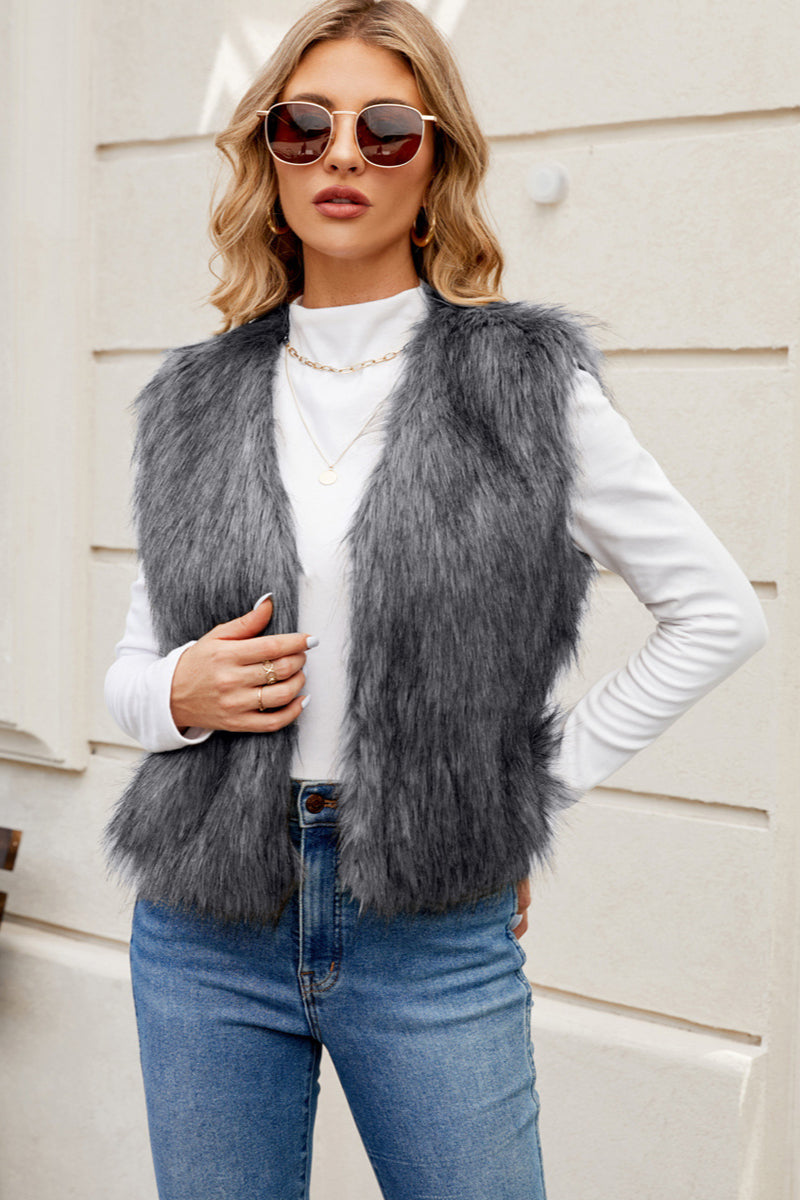 Chic Gelaagde Bonten Vest voor een Trendy Look