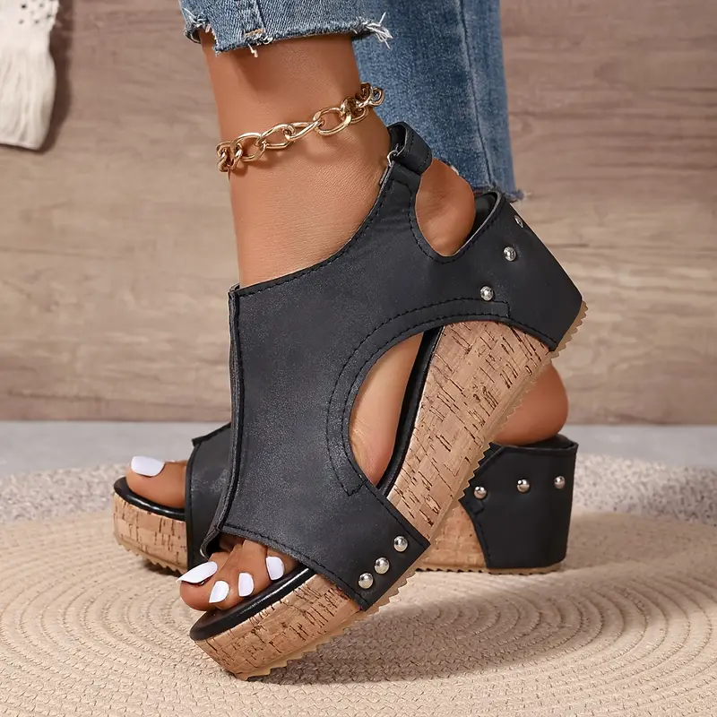 Comfortabele Wedge Sandalen voor Dames – Chic en Veelzijdig Design