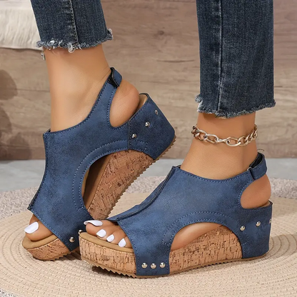 Comfortabele Wedge Sandalen voor Dames – Chic en Veelzijdig Design
