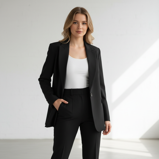 Comfortabele blazer met broek voor dames – Aurelia