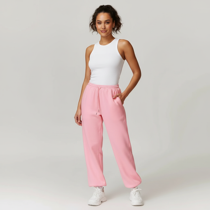 Comfortabele dames jogger met elastische taille – Elara