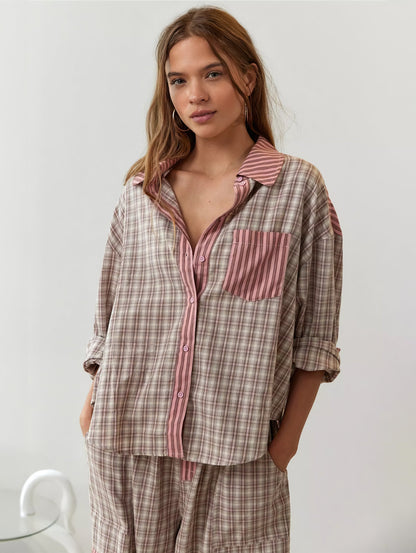 Comfortabele dames pyjama set