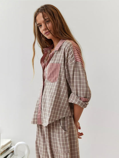 Comfortabele dames pyjama set