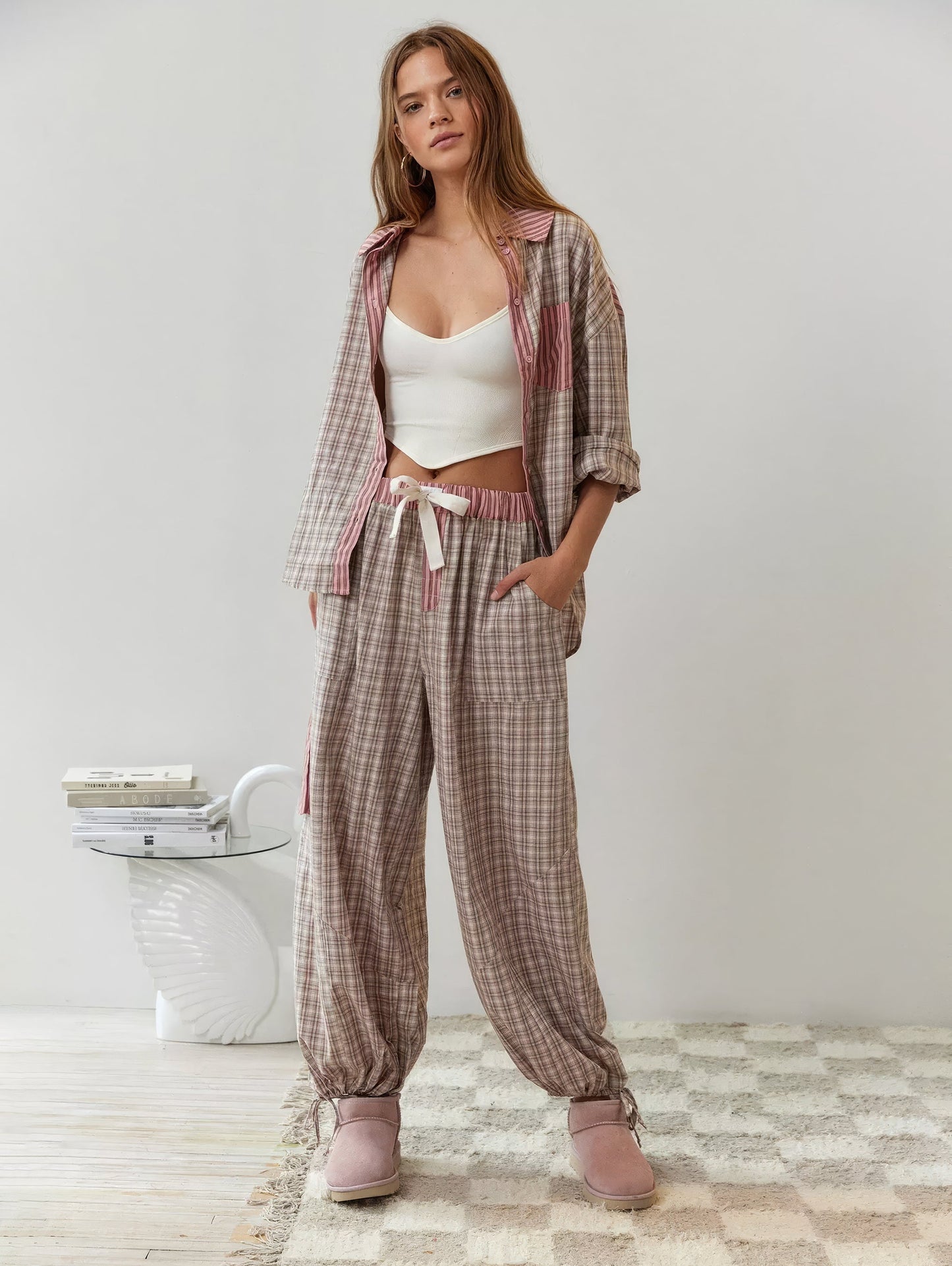 Comfortabele dames pyjama set