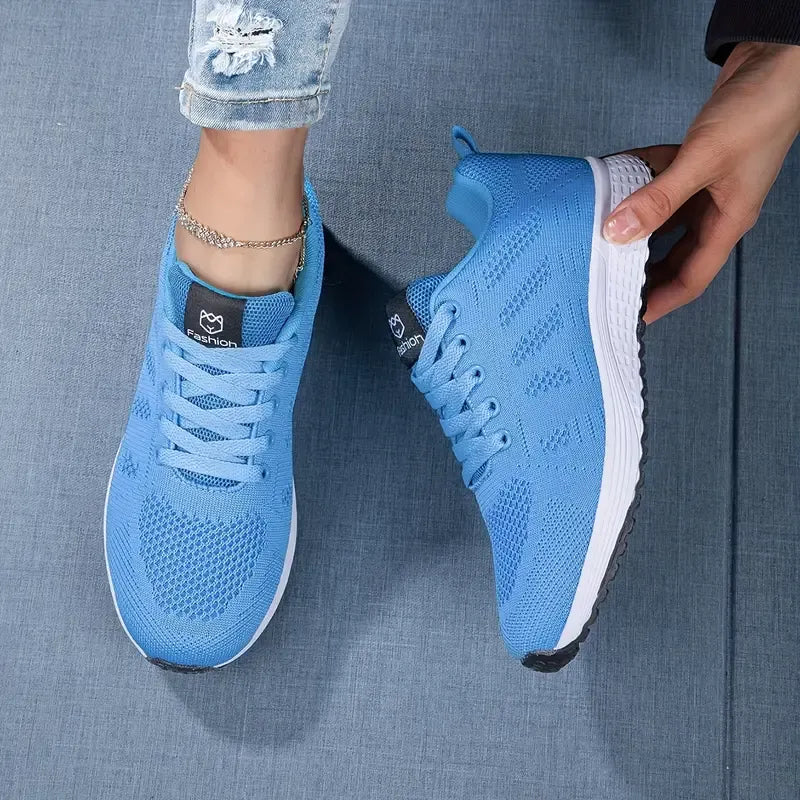 Comfortabele dames sneakers met ademend design