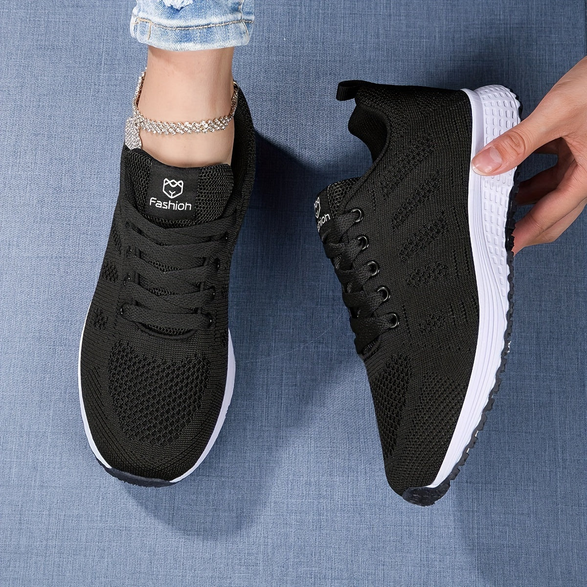 Comfortabele dames sneakers met ademend design