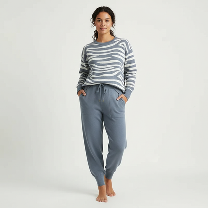 Comfortabele loungewear set dames – Savannah