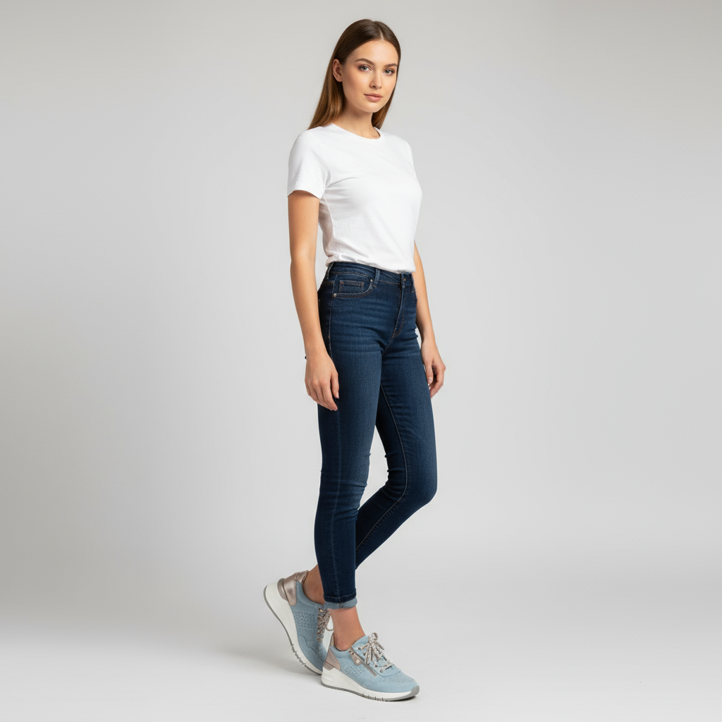 Comfortabele stijlvolle damessneakers