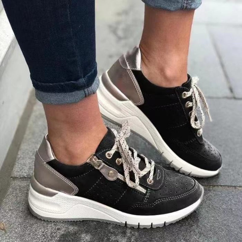 Comfortabele stijlvolle damessneakers