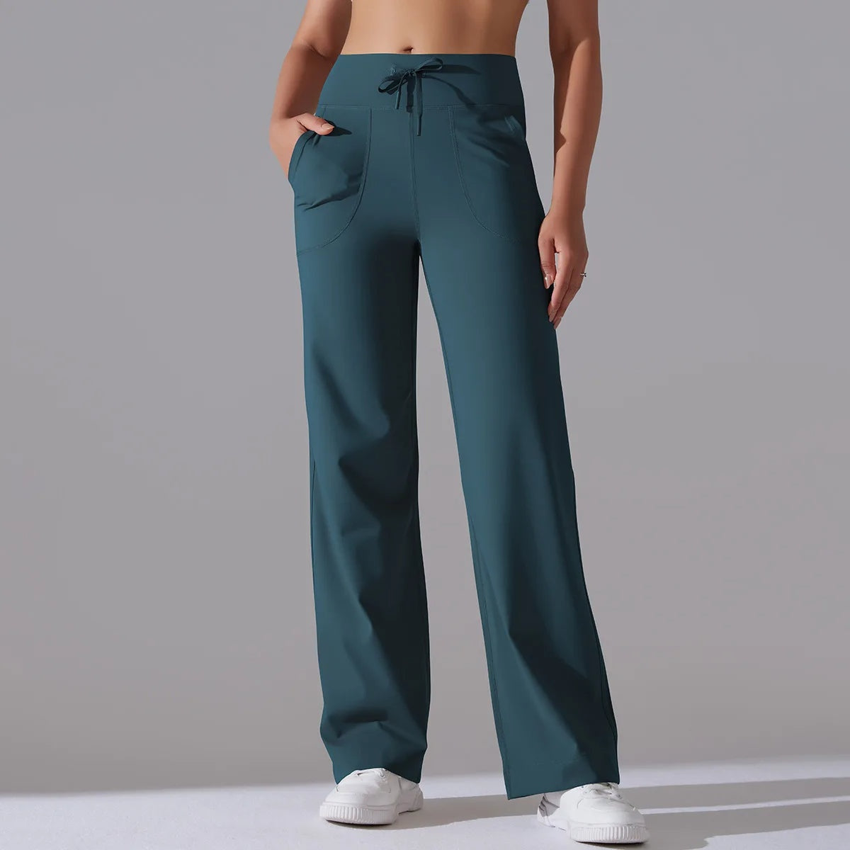 Comfortabele straight-leg dames yoga broek – Motive