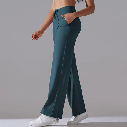 Comfortabele straight-leg dames yoga broek – Motive