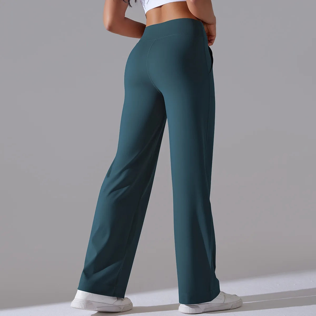 Comfortabele straight-leg dames yoga broek – Motive
