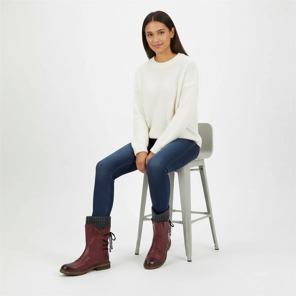 Comfortabele winterlaars met warme voering