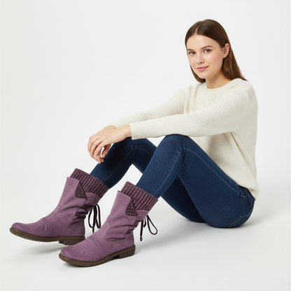 Comfortabele winterlaars met warme voering