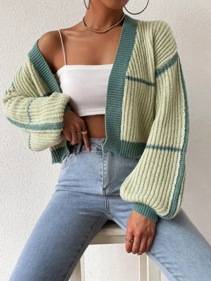 Comfy cropped cardigan – Livia
