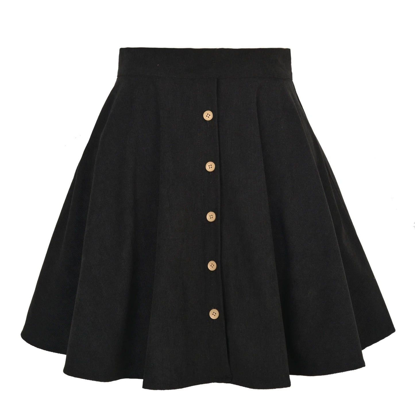 Corduroy dames rok met knopen – Everyday