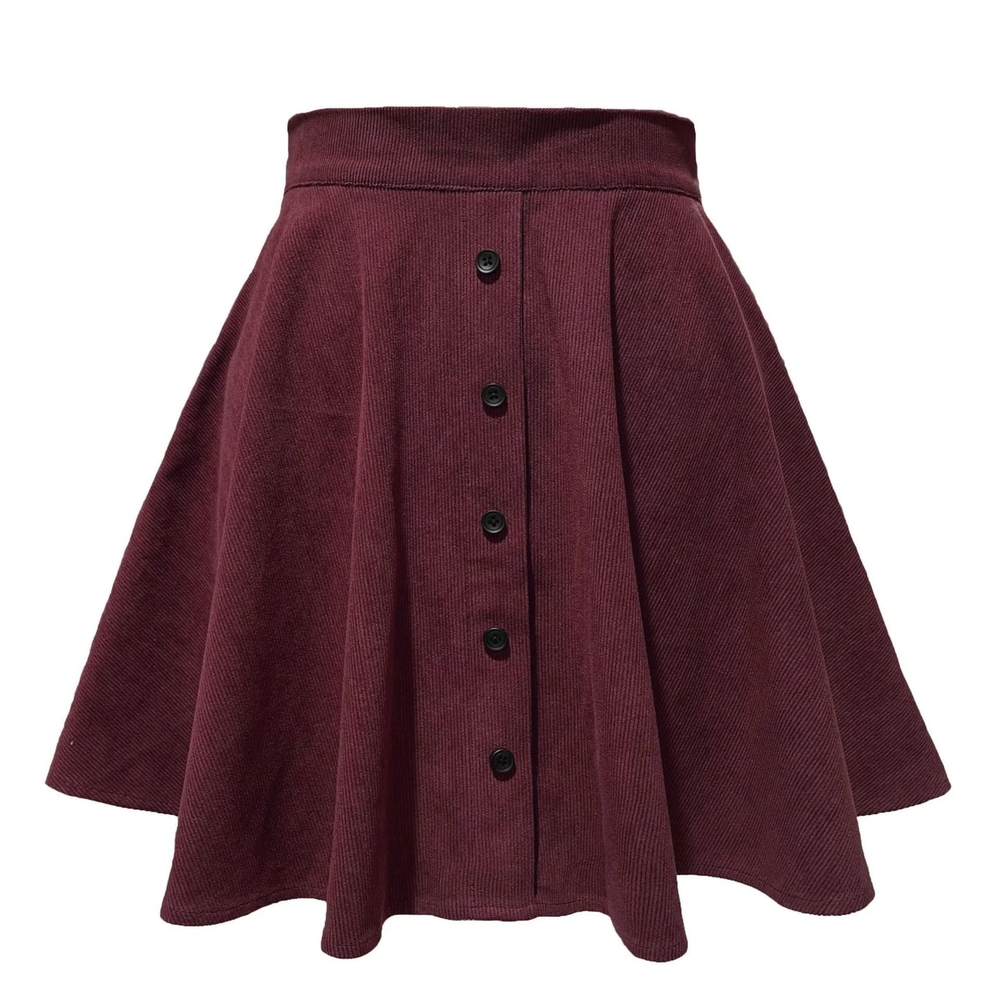 Corduroy dames rok met knopen – Everyday