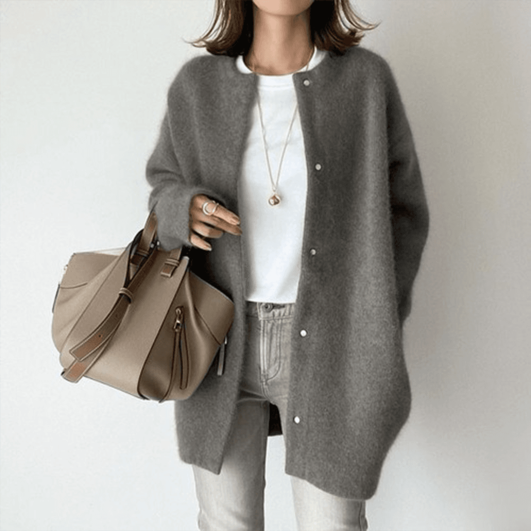 Dames Herfst Vest Elegant Zachte Textuur Voor Elke Gelegenheid