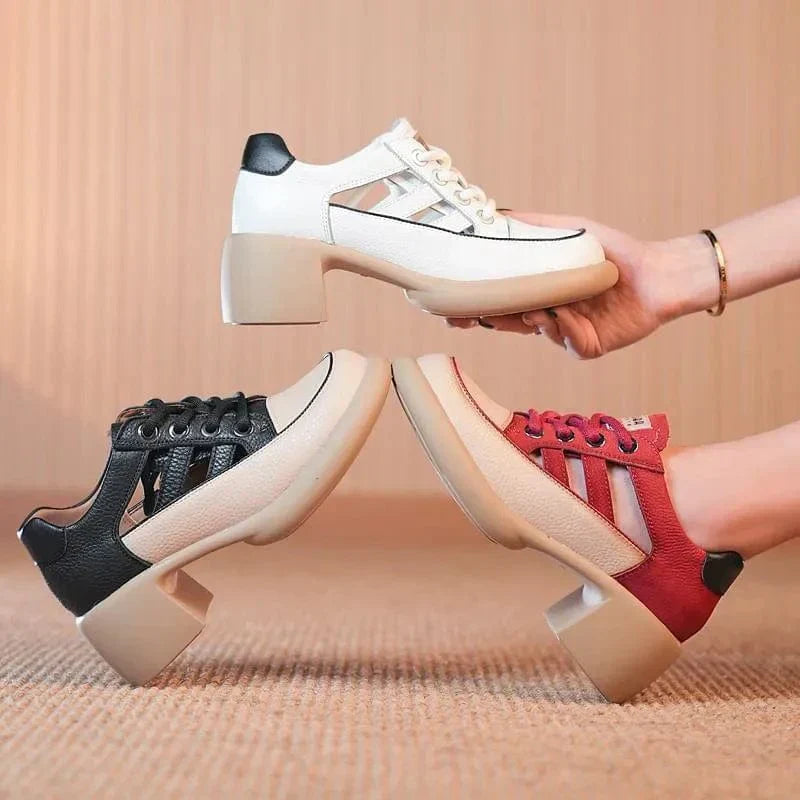 Dames Hoge Hakken Sandalen met Elegante Stijl en Comfort